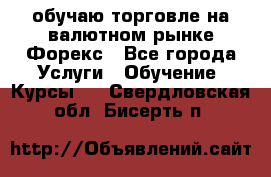 обучаю торговле на валютном рынке Форекс - Все города Услуги » Обучение. Курсы   . Свердловская обл.,Бисерть п.